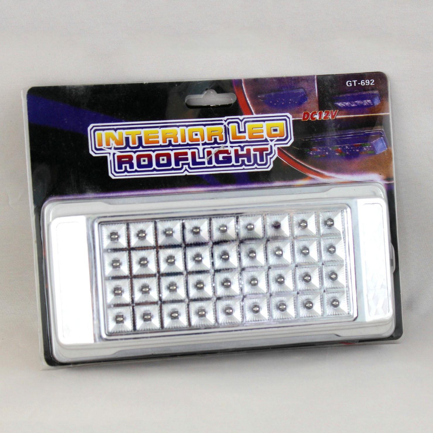 

Универсальный высокояркий салонный свет автомобиля: 36SMD Освещение крыши, чтения, отсека и багажника GT-692 белый
