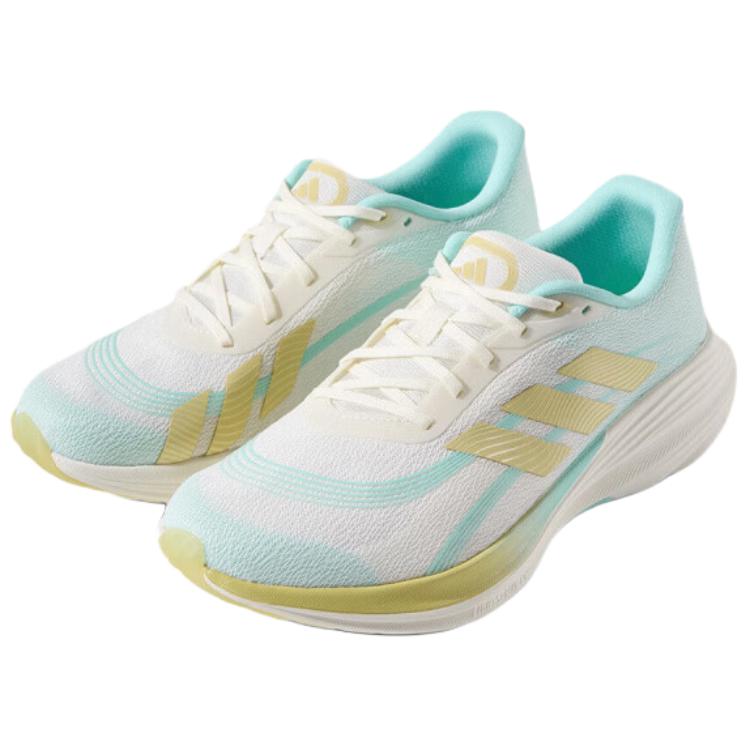 adidas ETHER LITE Abrasion Resistant, Breathable, Lightweight Running Shoes Women's White Cyan JS2331