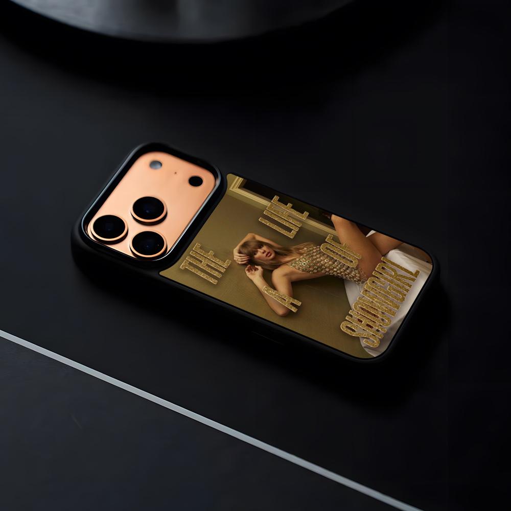 

Чехол для телефона T-Taylor S-Swift T-thelifeofashowgirls Для IPhone 17 16 15 14 13 12 Pro Max Plus Черная рамка Жесткий корпус iPhone17