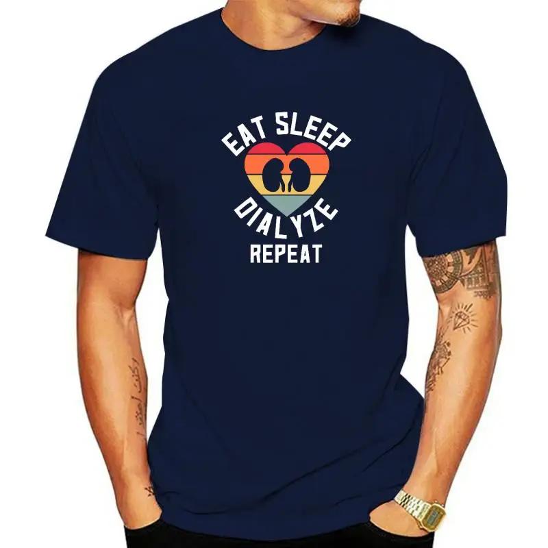 Retro Dialysis Patients Kidney Tech Renal Nephrology Nurse T-Shirt Cotton Men T Shirt Classic T Shirt New Coming Printed