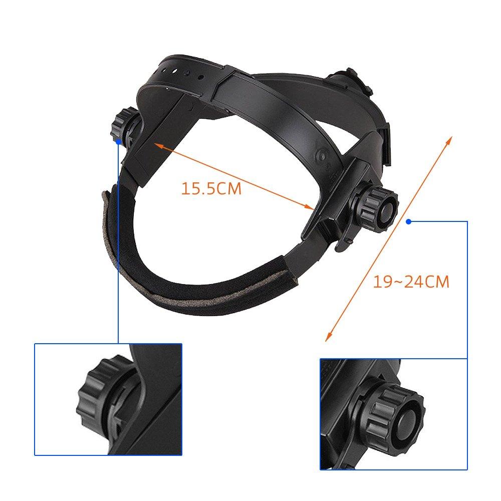 Nuzamas Solar Power Auto Darkening Welding Helmet Mask Welding Face Protection Arc Tig Mig Grinding Plasma Cutting Adjustable Shade Range Protection