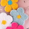 Embroidery Patch Plush Design Bright Color Decorative DIY Colored Floral Cloth Patch Cheongsam Badge for Gift