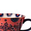 Ceramic Cup, Creative Tea Cups Birthday Gifts Retro Hand Painted Floral Pattern 420 Mug for