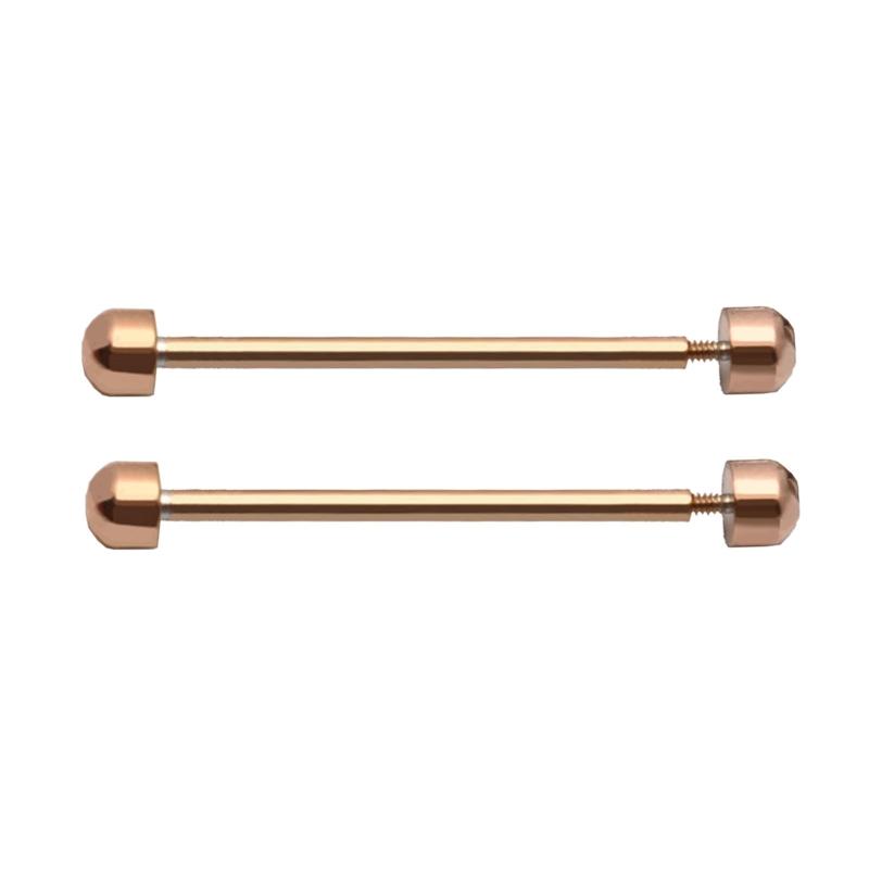 2 Pieces/set Watch Screw Tube Stem for Watch, for Smart Watch Stem Link Kit for 16mm 18mm 20mm 22mm Band Strap