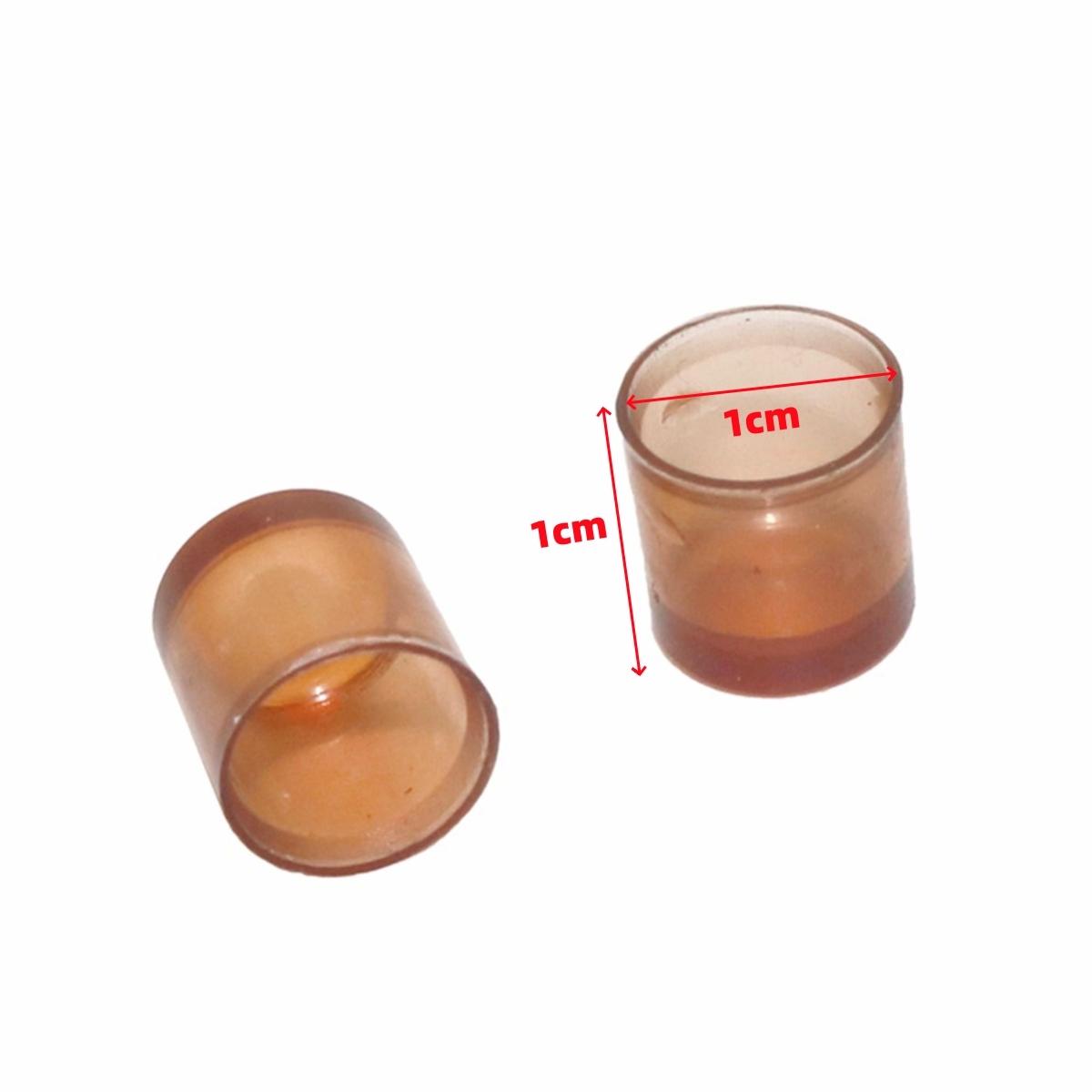 

600Pcs Plastic Queen Bee Raising Cup Brown Cells Cages Room Cups Queen Bee Raising Platform Rearing Cell Cups Beekeeping Tools
