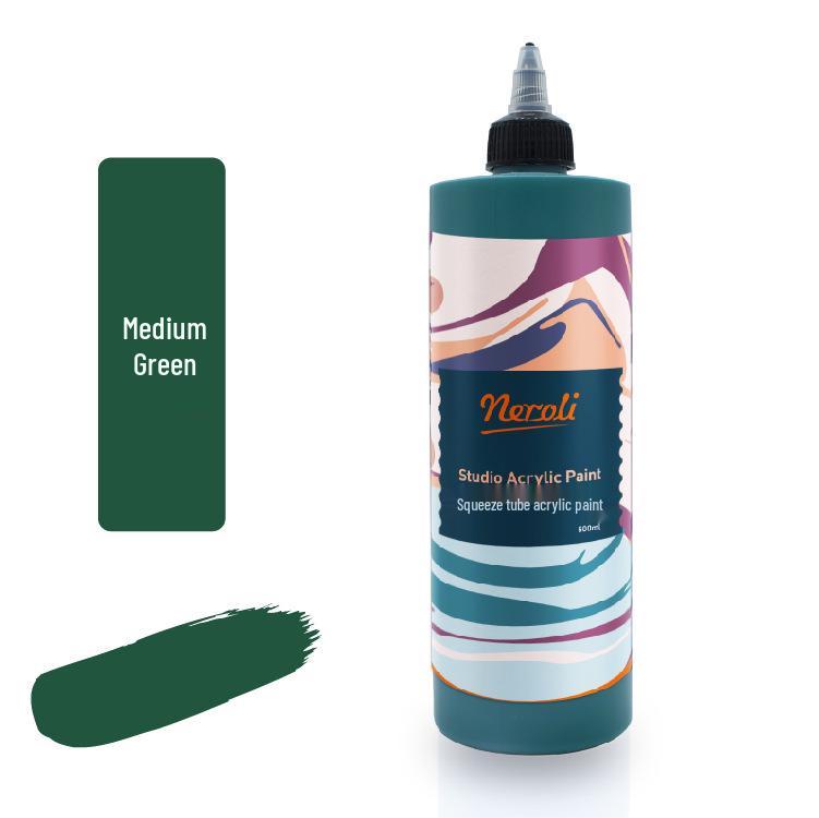500ml Acrylic Pigment Squeeze Bottle - Traditional Macaron Morandi Colors