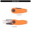 Foldable Line Cutter Stainless Steel Fishing Scissors Fishing Line Cutter for Braided Line Fishing Tackle Accessories