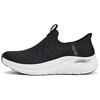 Slip-Ins Lightweight Comfortable Shock-Absorbing Durable Breathable Low-Top Casual Shoes Women Sneaker Black 150065-BLK