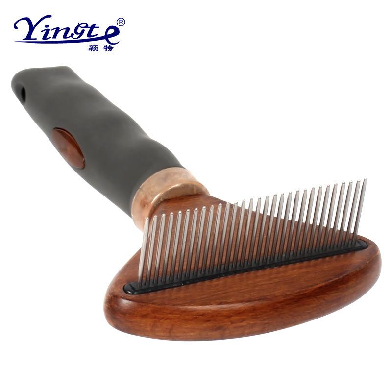 Pet comb nail rake comb teddy dog cat flea comb dense tooth comb pet cleaning beauty open knot comb 90603
