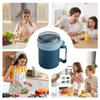 Soup Mug With Lid 500ml Wide Mouth Cereal Bowls With Foldable Spoon Soup Containers With Lids For Lunch For School Office
