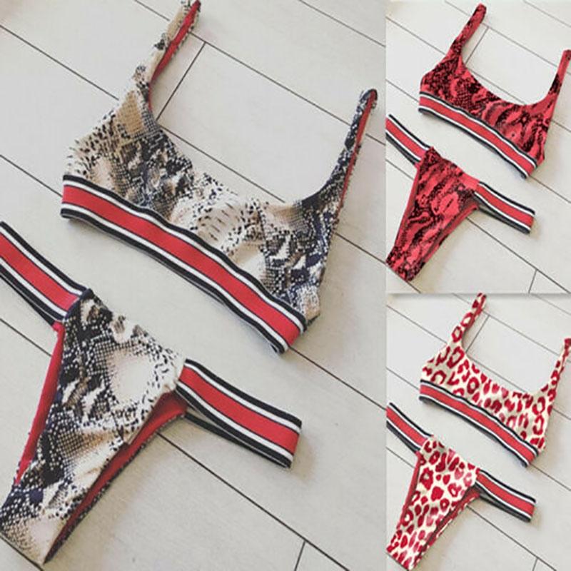 Women's Bandeau Bandage Bikini Padded Set Stylish Swimwear For Effortless Beach Days