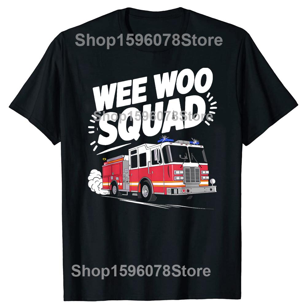 Funny Firefighter Fireman Graphic Tshirt Men Women Hip Hop Oversized T Shirt 100 Cotton Comfort Tshirts