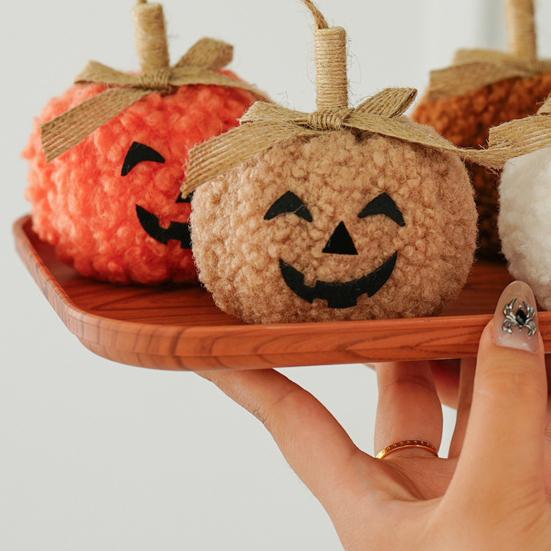 Halloween Decorations Cute Creative Pumpkin Face Doll Festive Hanging Ornament Party Atmosphere Enhancer