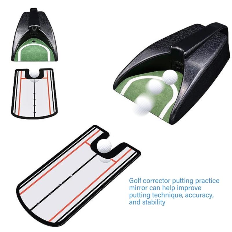 Automatic Golfs Putting Returner Golfs Putting Alignment Tool Portable Putting Practice Trainer Golfs Training Accessories