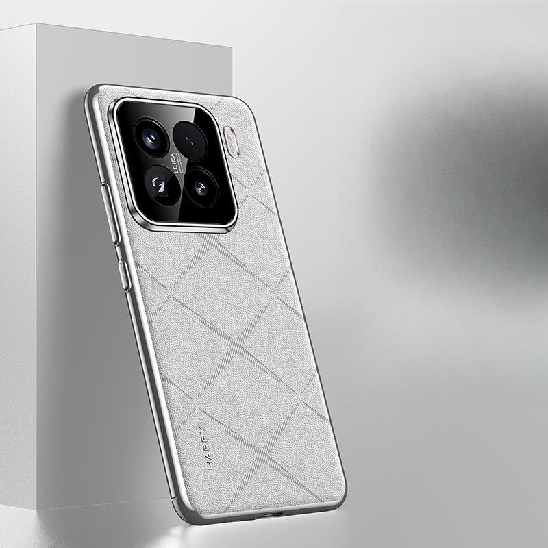 

Підходить для чохла для телефону Xiaomi 15pro Гальванізований Xiaomi Протиударний 15 Всеохоплюючий Бізнес 14ultra Чоловічий 14 Однотонний Шкіряний Чохол Xiaomi Mi 15
