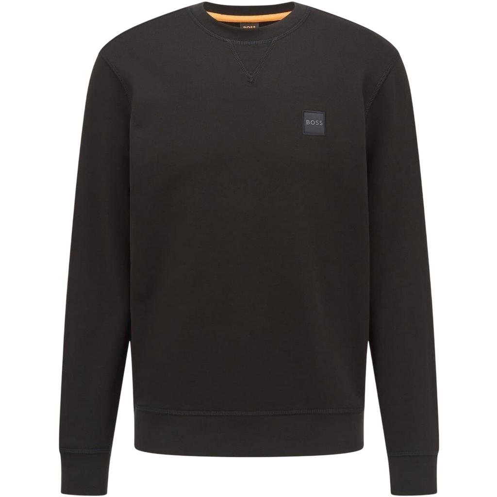 Boss Mens Westart Premium Cotton Crew Neck Sweatshirt