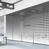 Frosted Glass Lattice Window & Door Privacy Sticker for Office and Café Decor