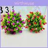 Ball Flower Rose Greenery For Wedding Decor Home Office Tabletop Display