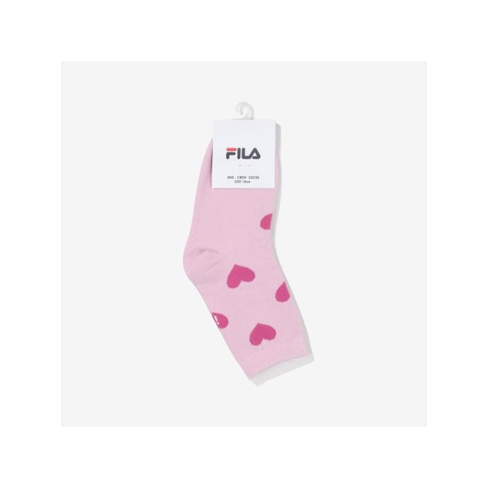 [fila Kids] Lange Socken mit Allover-Herzmuster Fk3scf5356f Epk q0zFk3scf5356fEpk