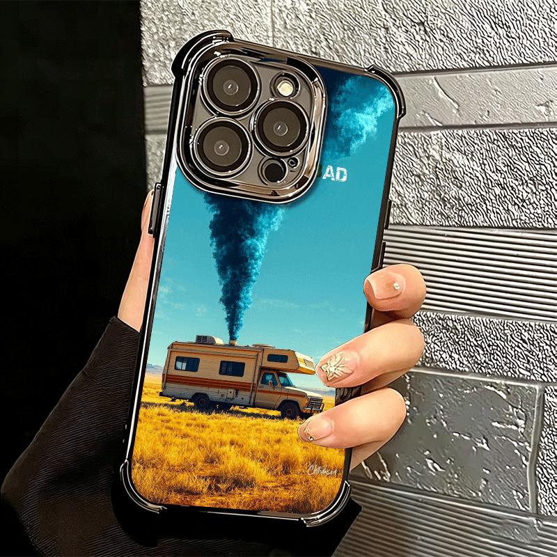 Breaking Bads Heisenberg Plating Phone Case For Iphone 16 17 Pro Max Air 16E 14 15 Plus 12 13 Mini Anti-Fall Airabag Cover