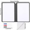 High Quality A5 Whiteboard Notebook Leather Reusable Erasable Memo Pad with Whiteboard Pen/Erasing Cloth Writing Board Students