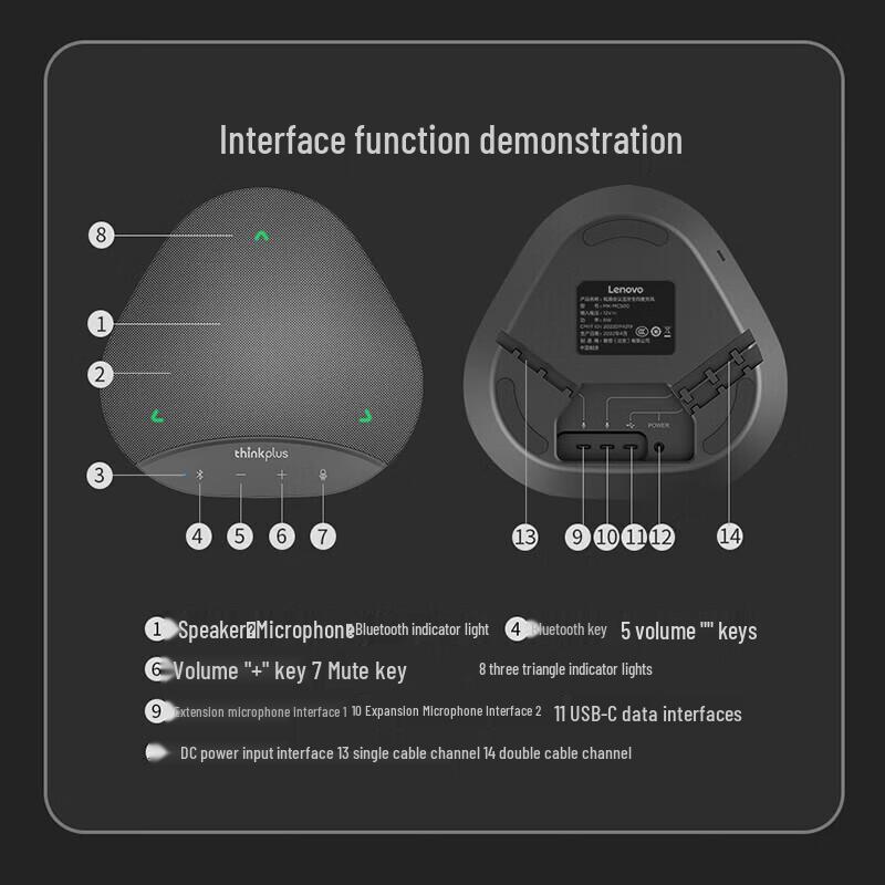 Lenovo Thinkplus Video Conferencing Speakerphone (CN version)