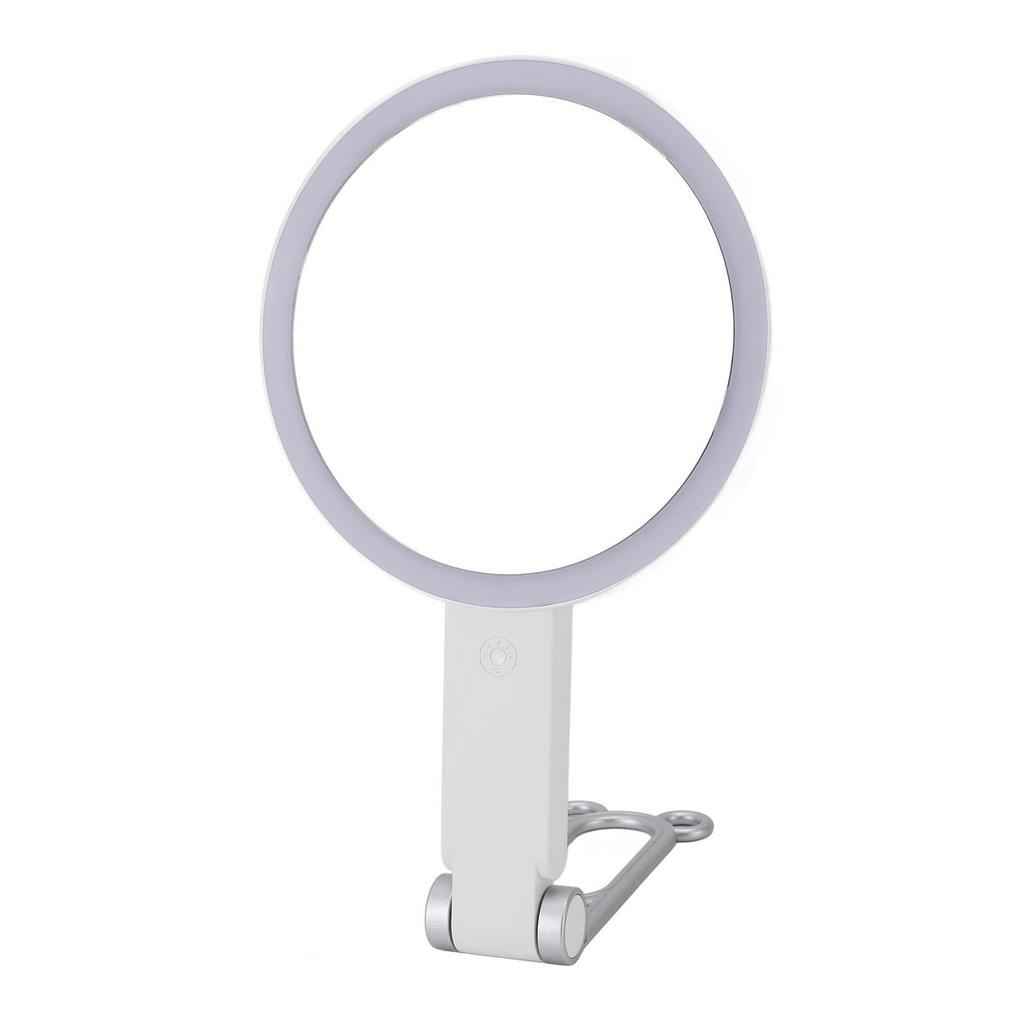 Travel Makeup Mirror with Light Double Sided 1X/5X Magnification Mirror Desktop Wall Mounted Handhel