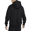 Nike Club Fashion Versatile Casual Fleece Pullover Hoodie Men Hoodies Black White FZ0872-010