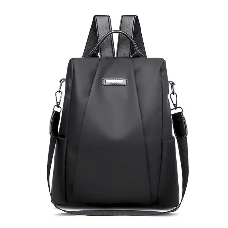 New Women's Casual Multifunctional Backpack Solid Color Women's Backpack Fashionable Detachable Portable Shoulder Strap