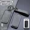 Zinc Alloy Leather Car Smart Key Fob Case Cover For Chevrolet Aveo Trax Groove Captiva Wuling Flip Keychain Accessories