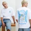 White Oversized Fit Santorini Scenic Tshirt Graphic Cotton Highend Luxury Unisex Style Both Of Unisex And Unisex