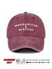 Margaritas & Mischief Graphic Print Baseball Cap Casual Retro Adjustable Sun Hat