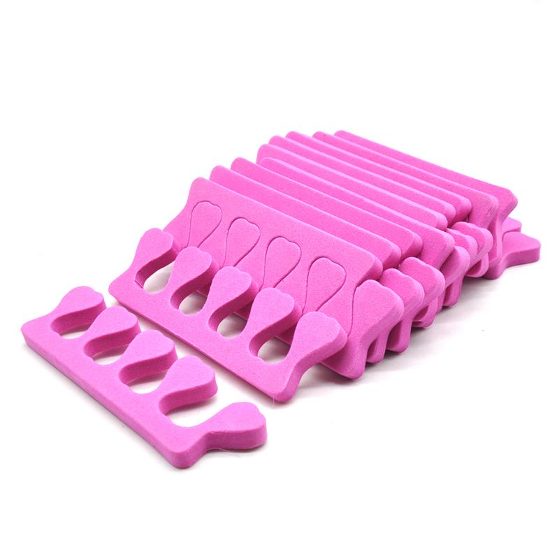 100 PCS/LOT Professional Nail Art Toes Separators Fingers Foots Divider Sponge Soft Gel UV Beauty Tools Polish Manicure Pedicure