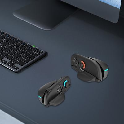 2pcs Gaming Controller Mouse Stable Control for Shooter Games Hand Grip Set Desktop Mouse Mode Holder for Switch 2 Controller