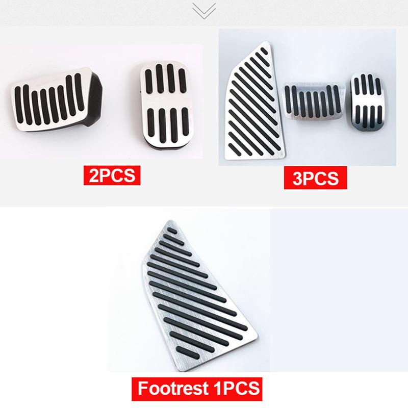 For Toyota C-HR CHR 2016 2017 2018      Car Accelerator Gas Brake Pedals Footrest Pedal Cover Non-Slip Pads