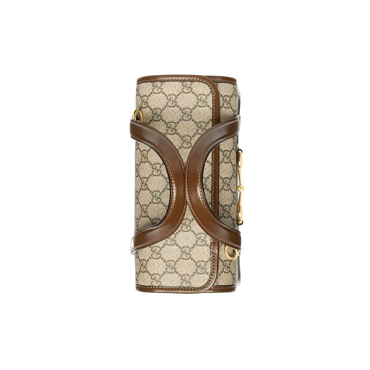 Gucci Horsebit 1955 Mini Top Handle Bag Brown Women Top_handle 645453-92TCG-8563