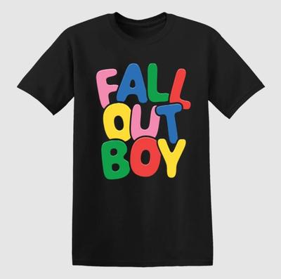 Fall Out Boy Bubble Logo T-Shirt All Size For Adults, Kids Unisex T-Shirt