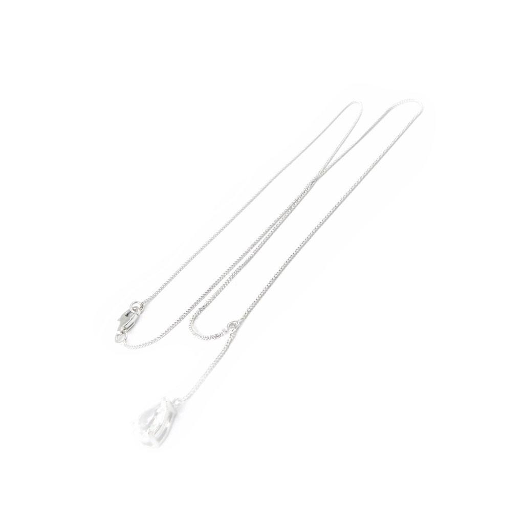 Les Trésors De Lily [C4570] - 'Unique' Silver Necklace Silver White (rhodium-plated) - 35x8 Mm