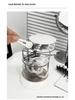Rotating Transparent Jewelry Storage Box for Earrings, Necklaces, and Hair Accessories