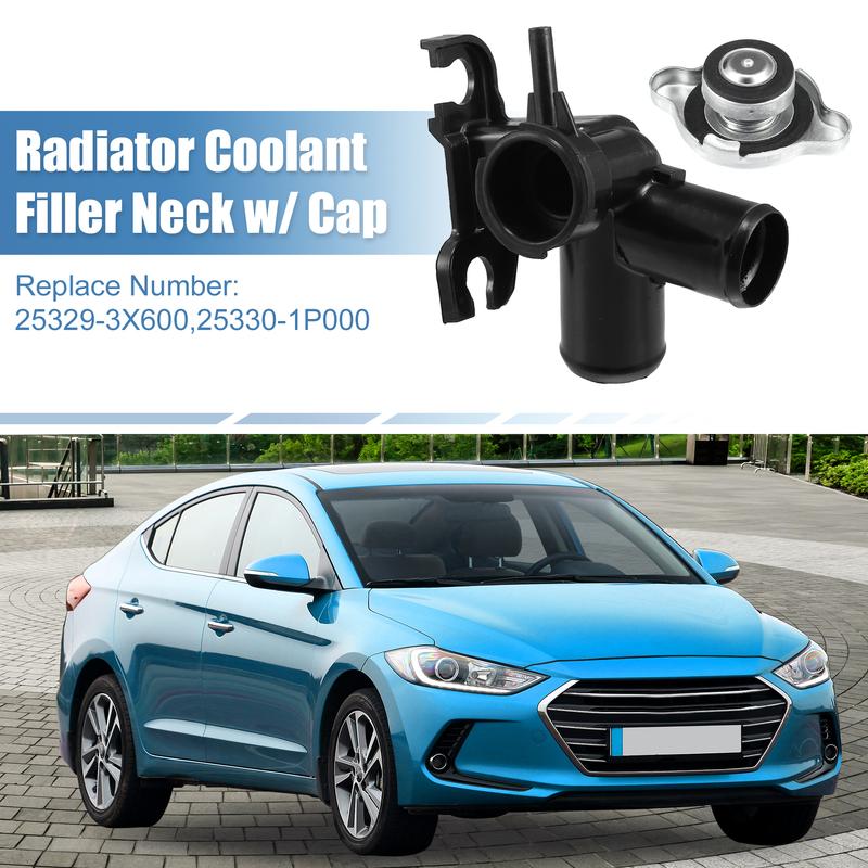 X Autohaux No.253293X600/253301P000 Engine Radiator Coolant Filler Neck for Hyundai Elantra