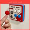 Retro Arcade Schalterpanel-Set Mit 3D-Tierfiguren-Dekor Für Fans Moderner Kunst