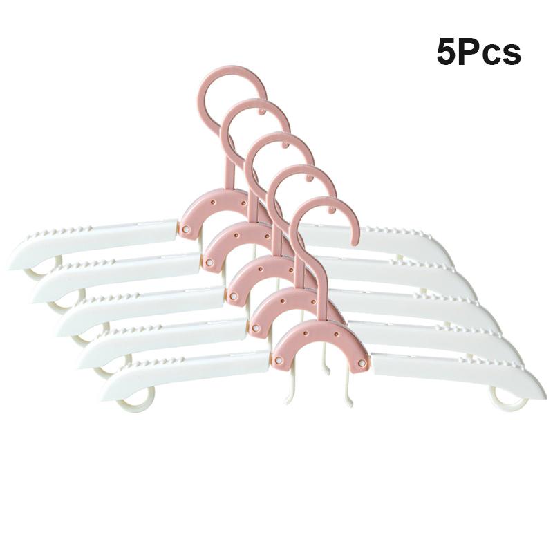 Multifunctional travel folding hanger storage drying hanger portable business trips Household clothes support plastic hangers