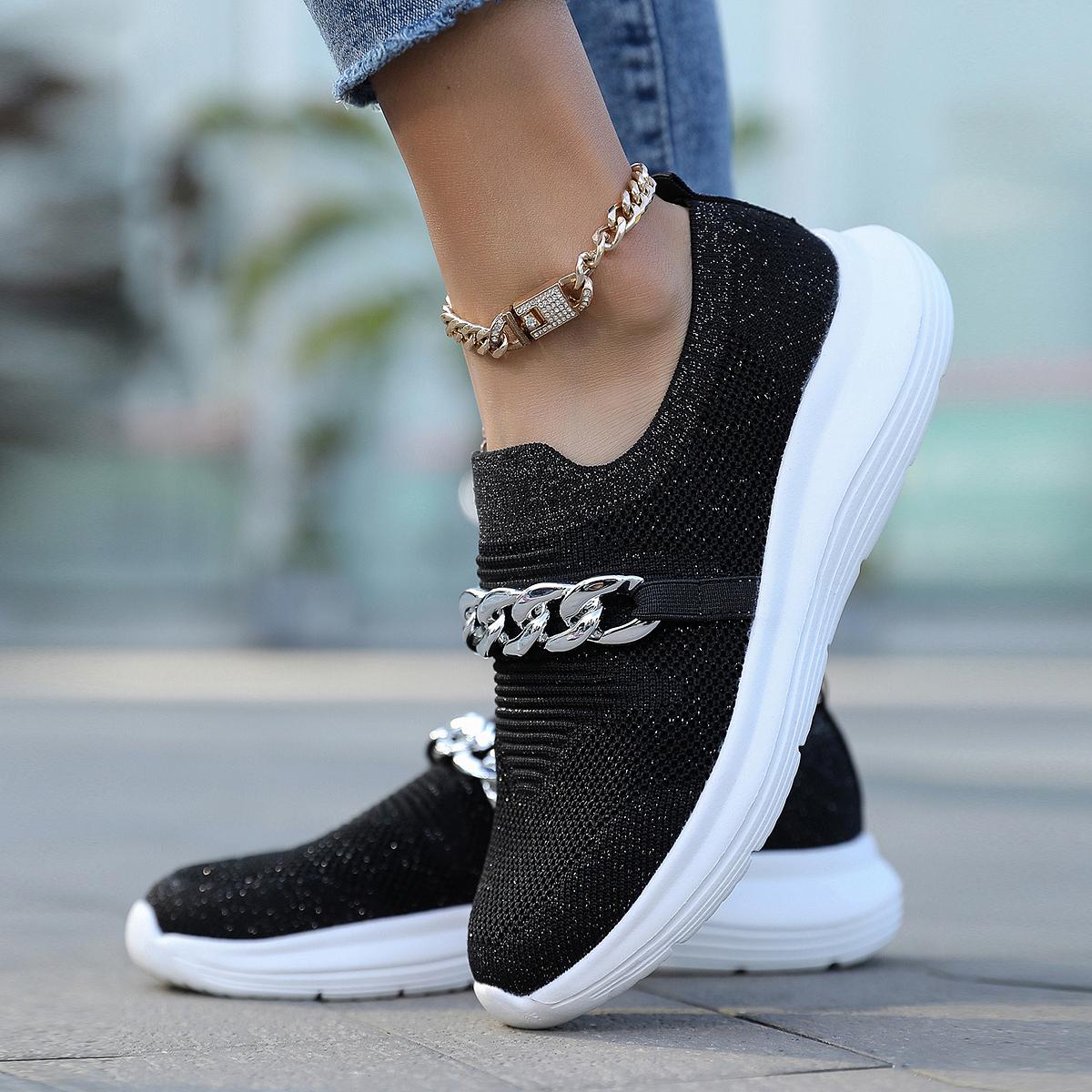 

Shoes Woman Trend Summer Casual Sneakers Platform Women s Sports Shoes Breathable Ladies Running Shoes on Sale Female Shoes 42 42 чёрный
