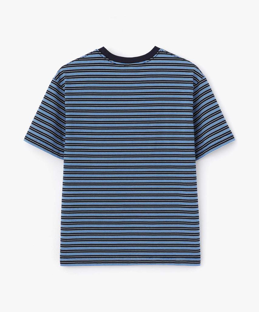 WMC Striped Round Short Sleeve_Navy