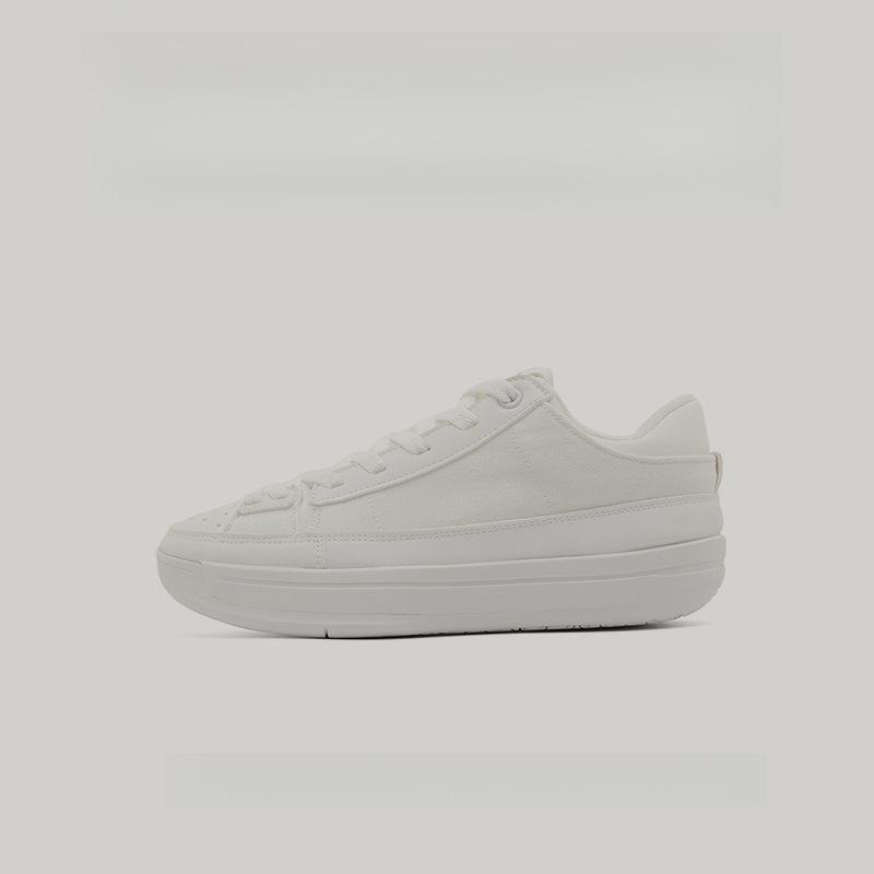 [Thick-soled legs] 2 Early autumn retro board shoes men s thick-soled low-top basketball sneakers 45