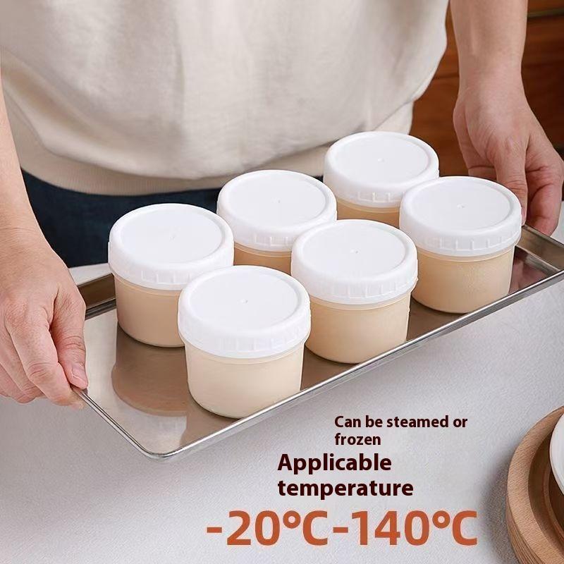 10 Pcs Disposable Dessert Cups With Lids Transparent Ice Cream Bowls Pudding Cups Cake Storage Box Yogurt Bowls Snacks Container