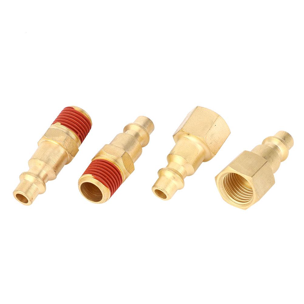 12pcs 1 4 Inch NPT Air Hose Connector Quick Release Male Female Coupler Pneumatic Fitting