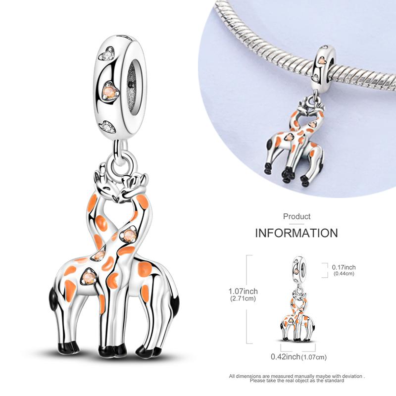 Neueste Kupfer Atemberaubende Charms Perlen Niedliche Haustiere Dangle Leuchtender Hundeanhänger Passend für Original Armband DIY Schmuck