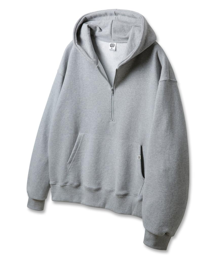 Vislon Half-Zip Plain Oversized Hoodie Avh623 (4 Colors)