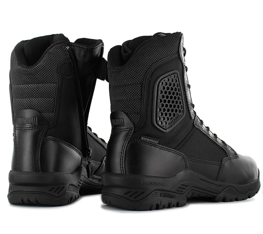 MAGNUM Strike Force 8.0 SideZip WP Waterproof - Herren Tactical Boots Einsatz Stiefel Schwarz M000098385 ORIGINAL